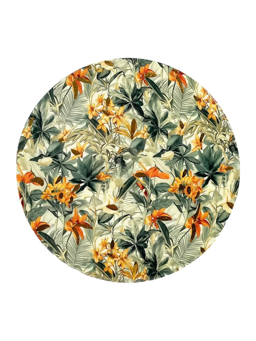 Nomi K Lillies Iron Placemat, 15" Round