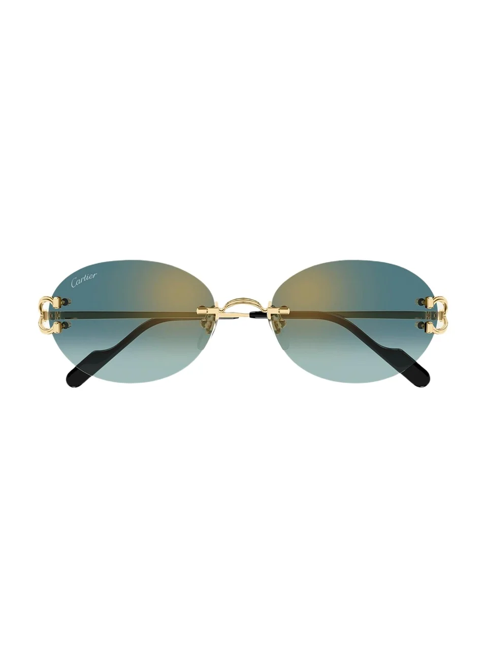 Cartier Décor C de 55mm Metal Oval Sunglasses