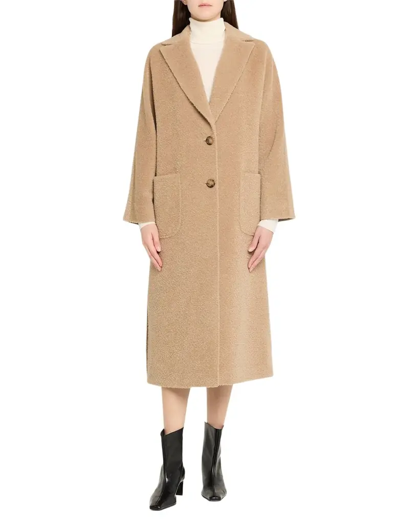 Cinzia Rocca Long Notch Collar Coat | Image 1 Cinzia Rocca Long Notch Collar Coat | Image 1