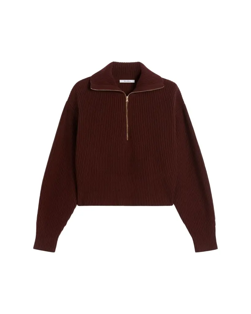 Wool-Cashmere Quarter-Zip Sweater Wool-Cashmere Quarter-Zip Sweater