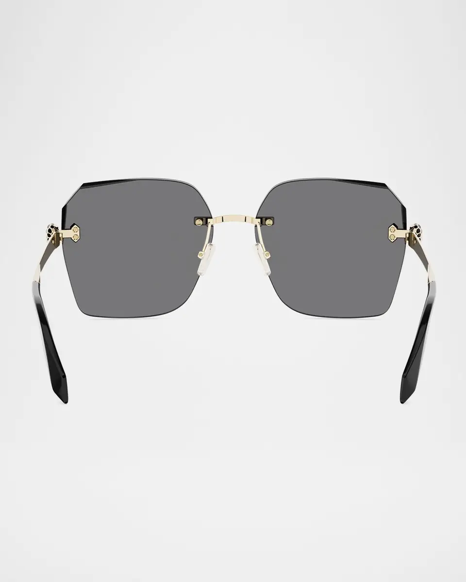 BVLGARI Serpenti Forever 58mm Square Sunglasses | Thumbnail 7 BVLGARI Serpenti Forever 58mm Square Sunglasses | Thumbnail 7