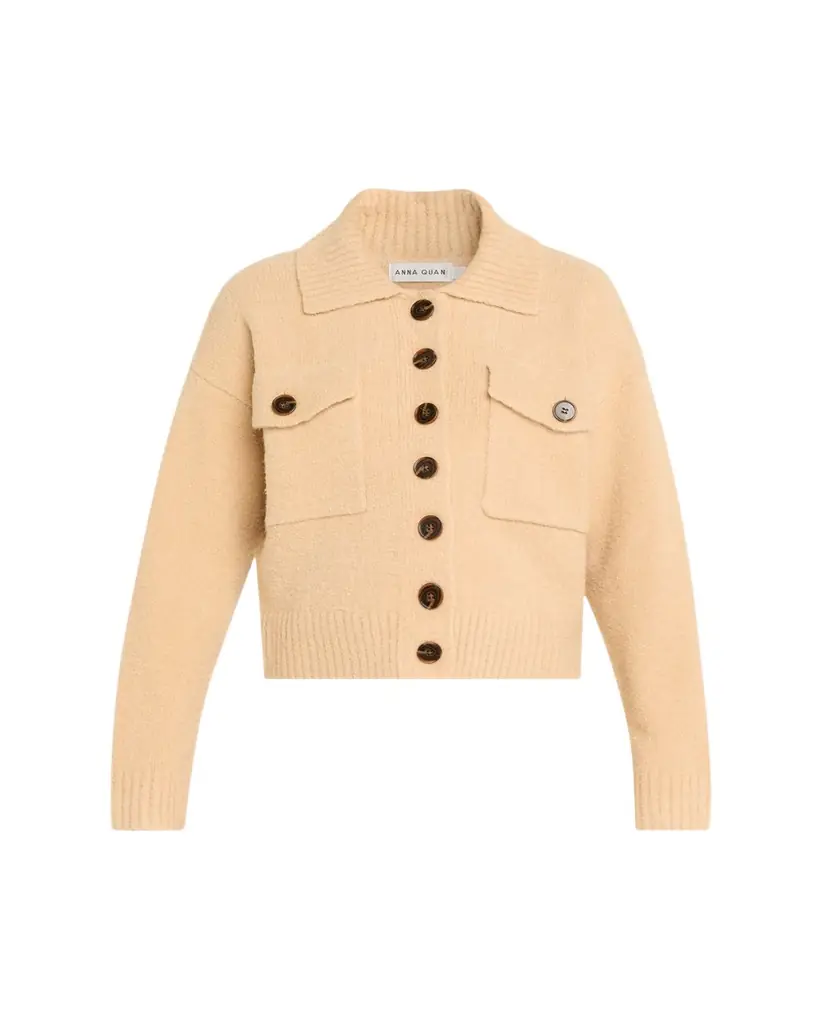 ANNA QUAN Reagan Bouclé Knit Jacket
