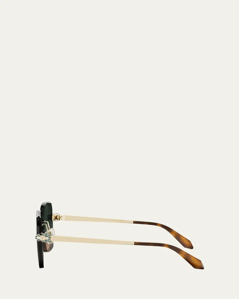 BVLGARI Serpenti Forever 58mm Square Sunglasses | Thumbnail 3 BVLGARI Serpenti Forever 58mm Square Sunglasses | Thumbnail 3