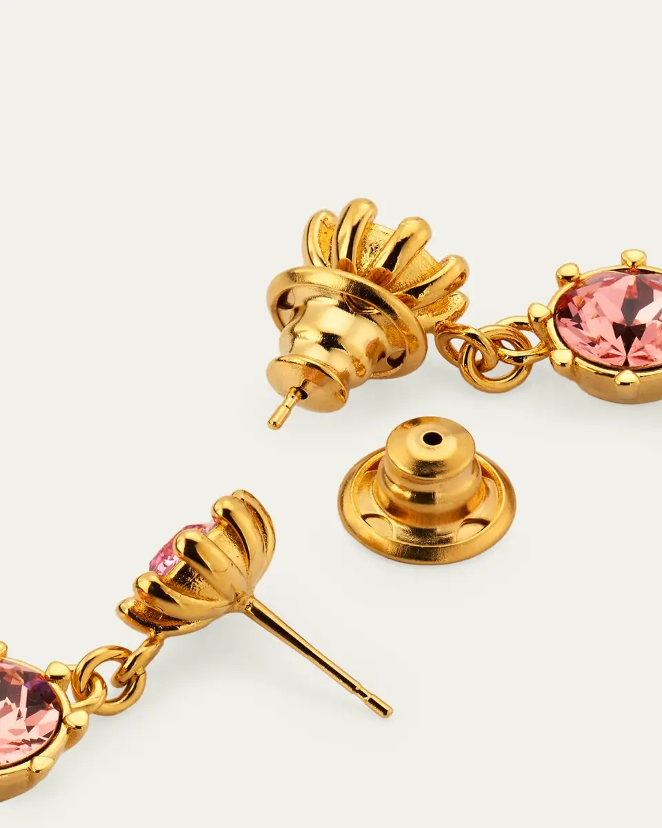 Oscar de la Renta Crystal Prong Drop Earrings | Thumbnail 4 Oscar de la Renta Crystal Prong Drop Earrings | Thumbnail 4