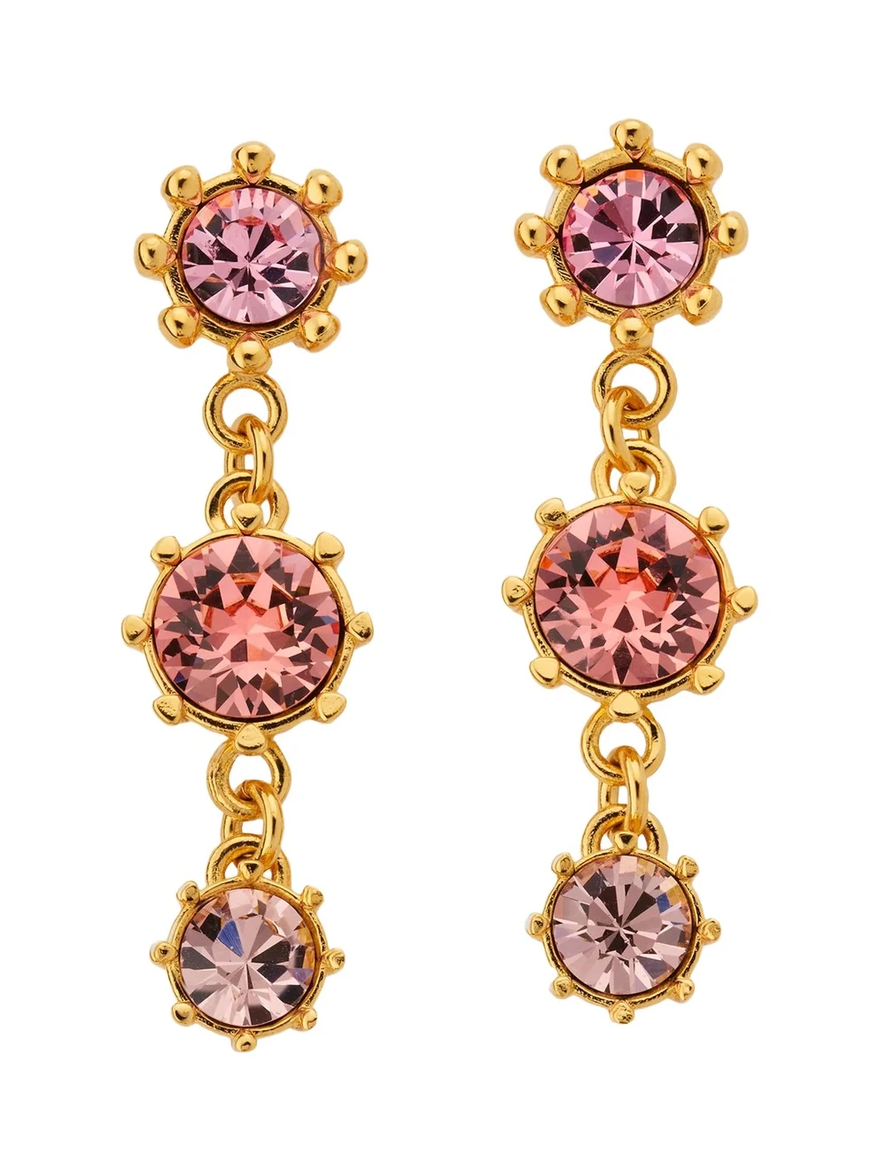 Crystal Prong Drop Earrings