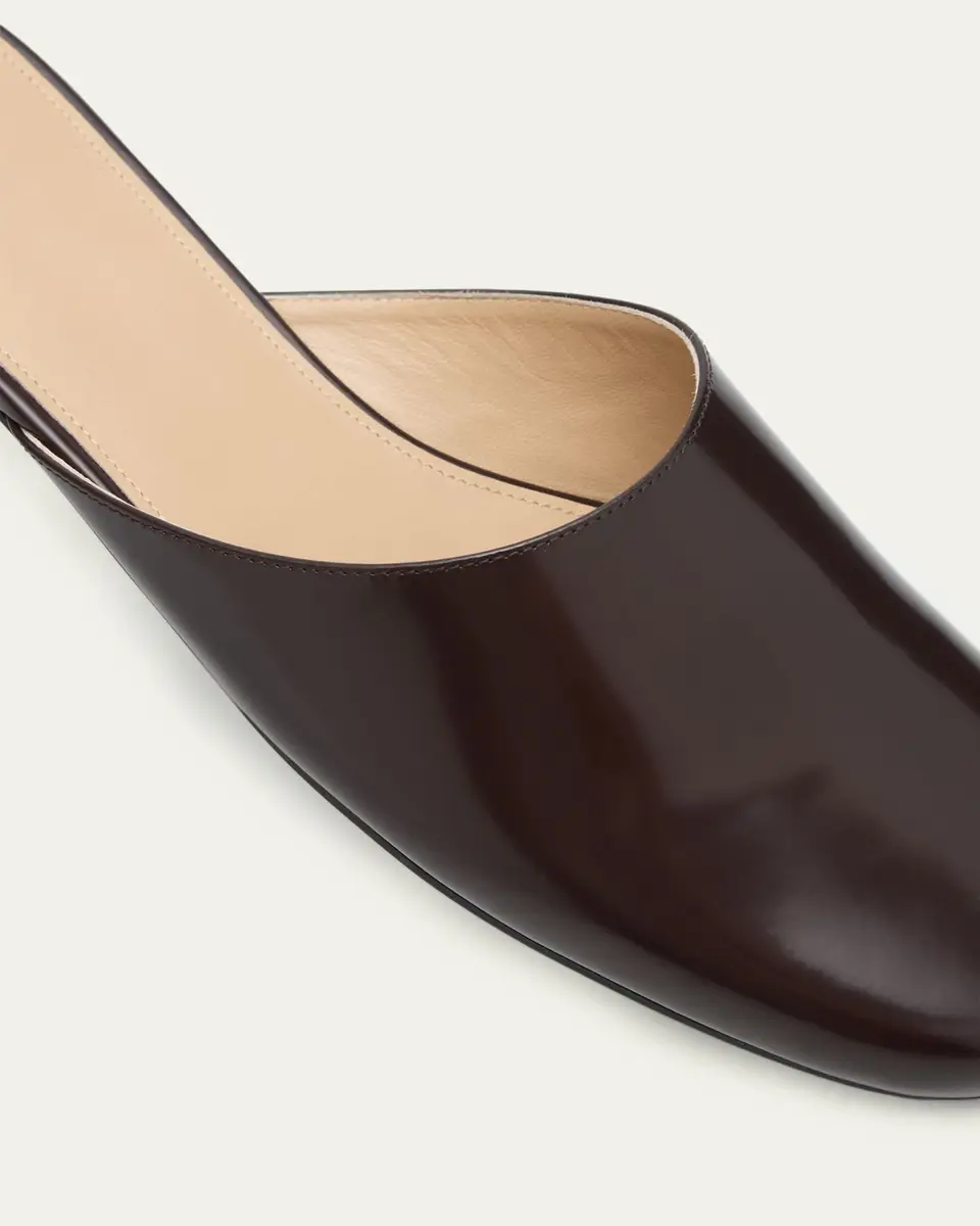 The Row Penelope Leather Mules | Thumbnail 8 The Row Penelope Leather Mules | Thumbnail 8