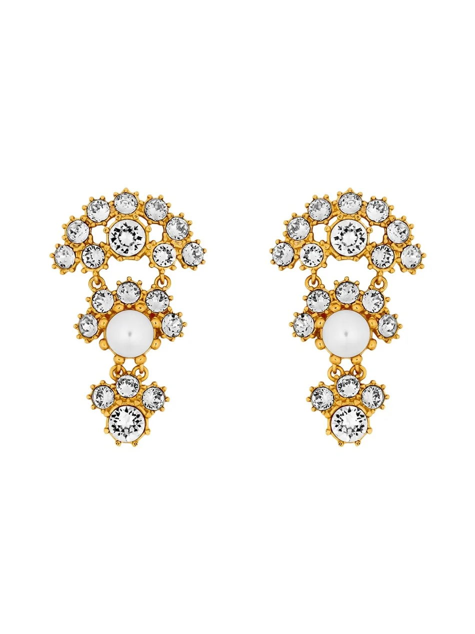 Crystal Arch Drop Earrings Crystal Arch Drop Earrings