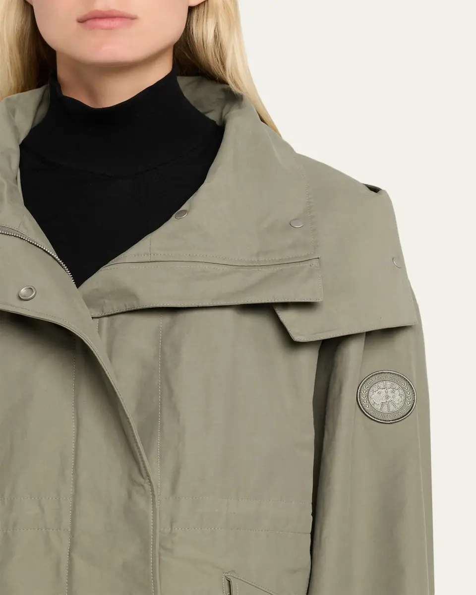 Canada Goose Olivine Oversized Jacket with Removable Hood | Thumbnail 6