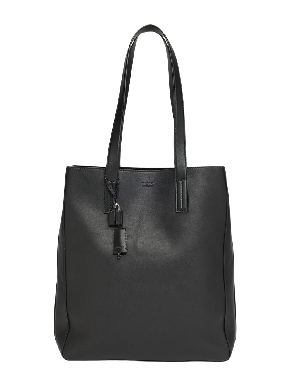 Men's Natural Leather North-South Tote Bag Men's Natural Leather North-South Tote Bag