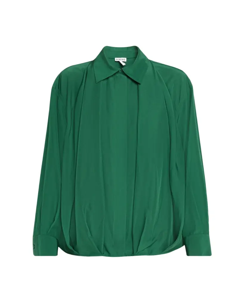 Loewe Charmeuse Balloon Button-Down Shirt | Image 1 Loewe Charmeuse Balloon Button-Down Shirt | Image 1