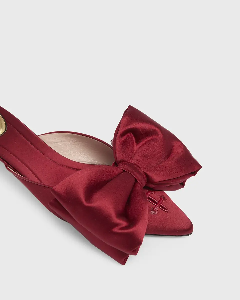 Valentino Garavani 45mm Yolande Satin Bow Mule Pumps | Thumbnail 12 Valentino Garavani 45mm Yolande Satin Bow Mule Pumps | Thumbnail 12