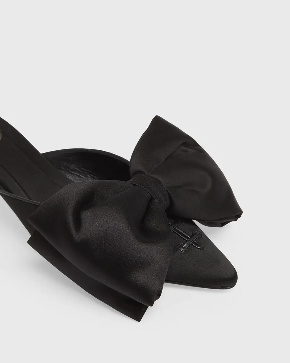 Valentino Garavani 45mm Yolande Satin Bow Mule Pumps | Thumbnail 15 Valentino Garavani 45mm Yolande Satin Bow Mule Pumps | Thumbnail 15