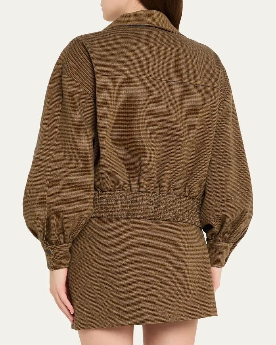 Diane von Furstenberg Shay Oversized Houndstooth Knit Jacket | Thumbnail 3 Diane von Furstenberg Shay Oversized Houndstooth Knit Jacket | Thumbnail 3