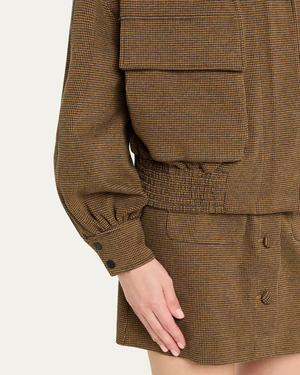 Diane von Furstenberg Shay Oversized Houndstooth Knit Jacket | Thumbnail 5 Diane von Furstenberg Shay Oversized Houndstooth Knit Jacket | Thumbnail 5