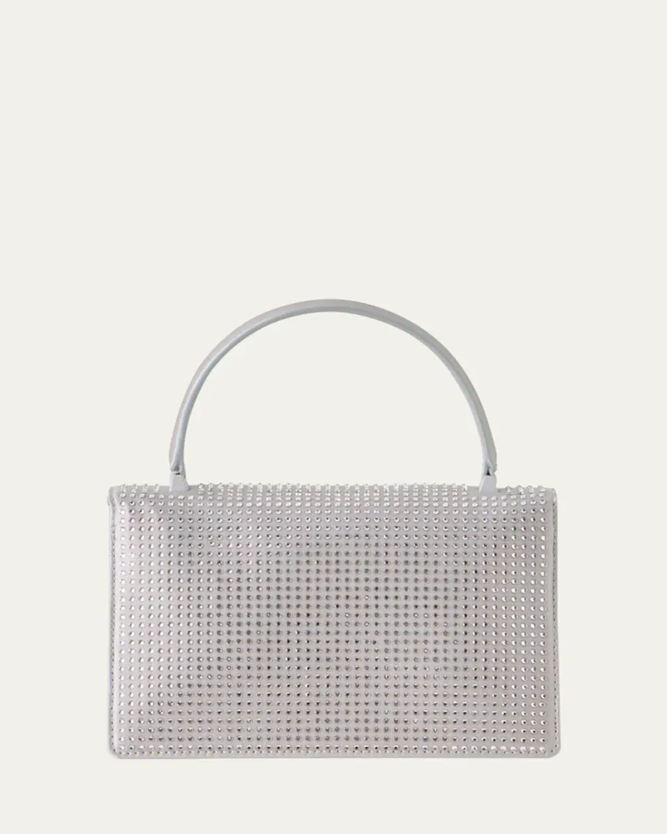 Akris Alice Mini Rhinestone Satin Top-Handle Bag | Thumbnail 3 Akris Alice Mini Rhinestone Satin Top-Handle Bag | Thumbnail 3