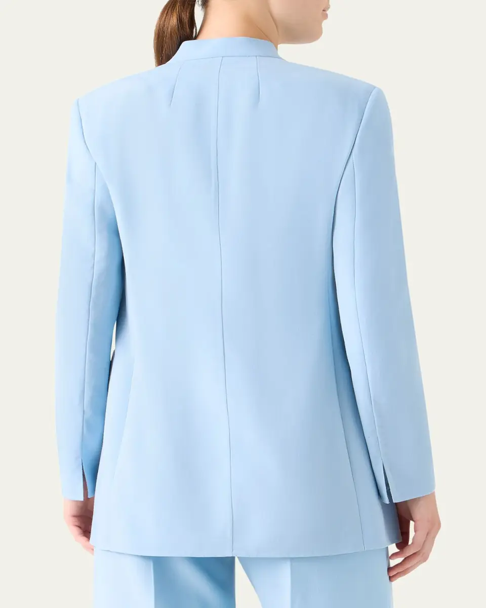 Akris Alvar Front Slits Open Blazer Jacket | Thumbnail 3 Akris Alvar Front Slits Open Blazer Jacket | Thumbnail 3