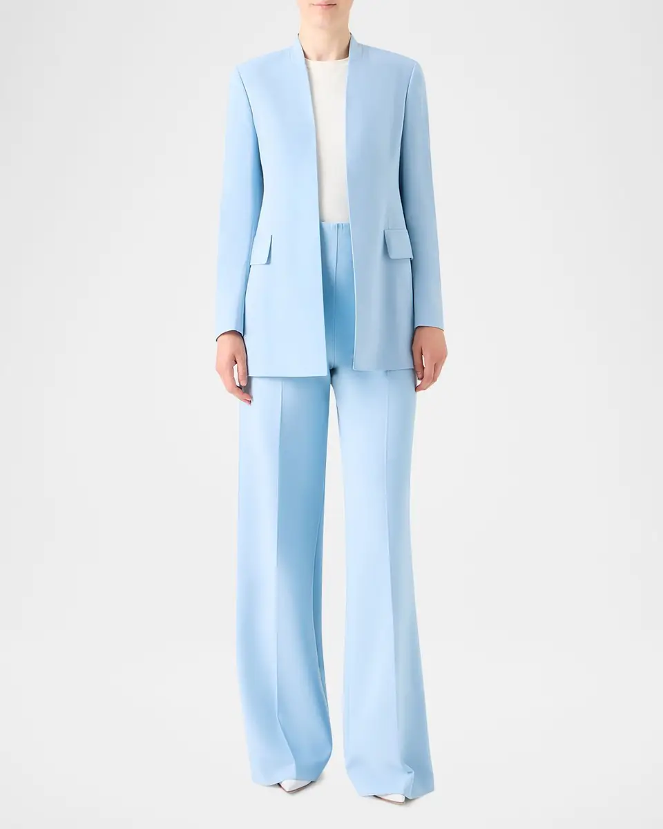 Akris Alvar Front Slits Open Blazer Jacket | Thumbnail 6 Akris Alvar Front Slits Open Blazer Jacket | Thumbnail 6