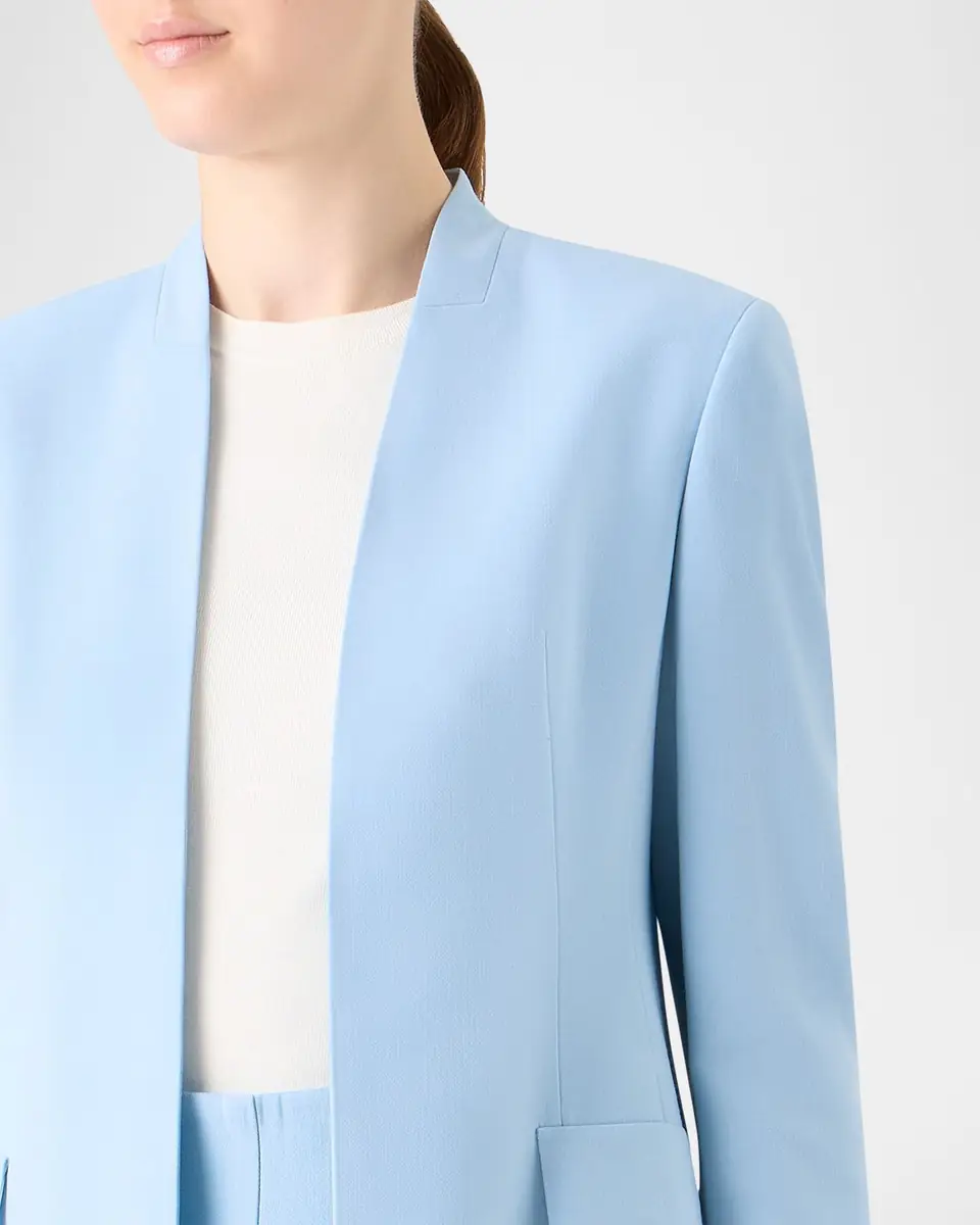 Akris Alvar Front Slits Open Blazer Jacket | Thumbnail 9 Akris Alvar Front Slits Open Blazer Jacket | Thumbnail 9