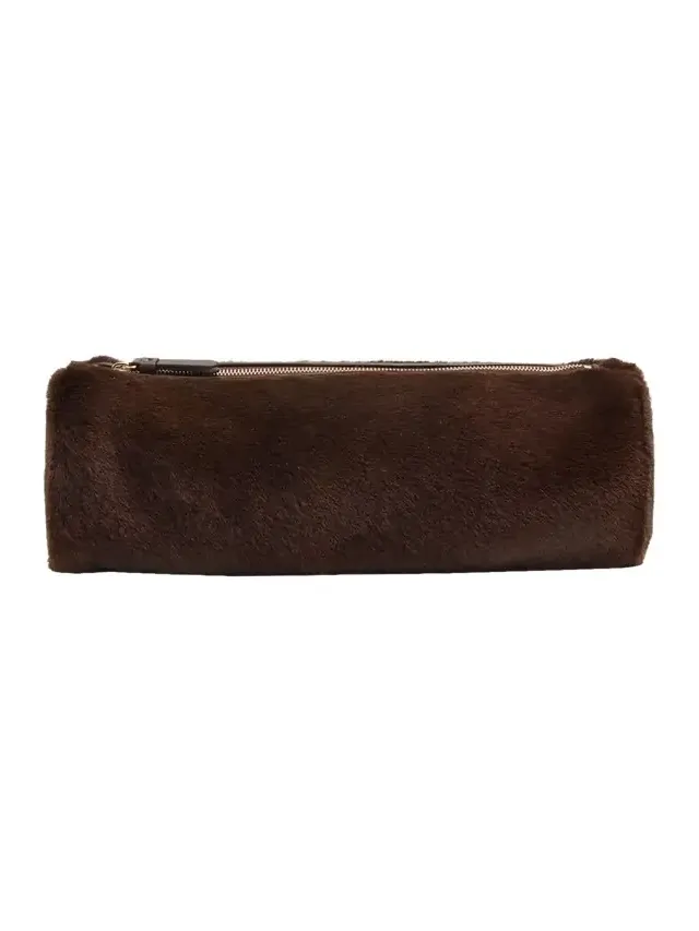 Silo Large Shearling Clutch Bag Silo Large Shearling Clutch Bag