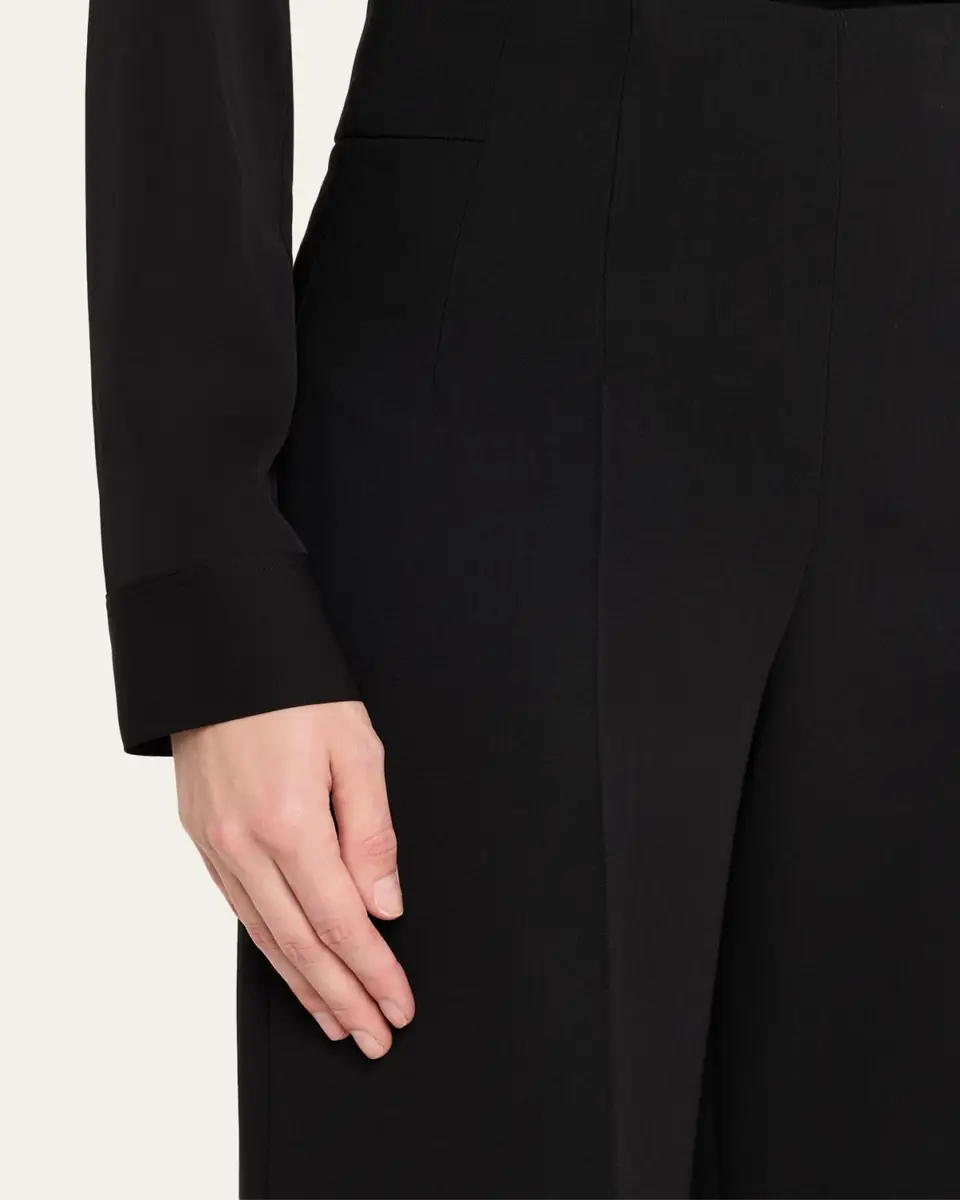 Akris Double-Face Wool Bootcut Trousers | Thumbnail 14