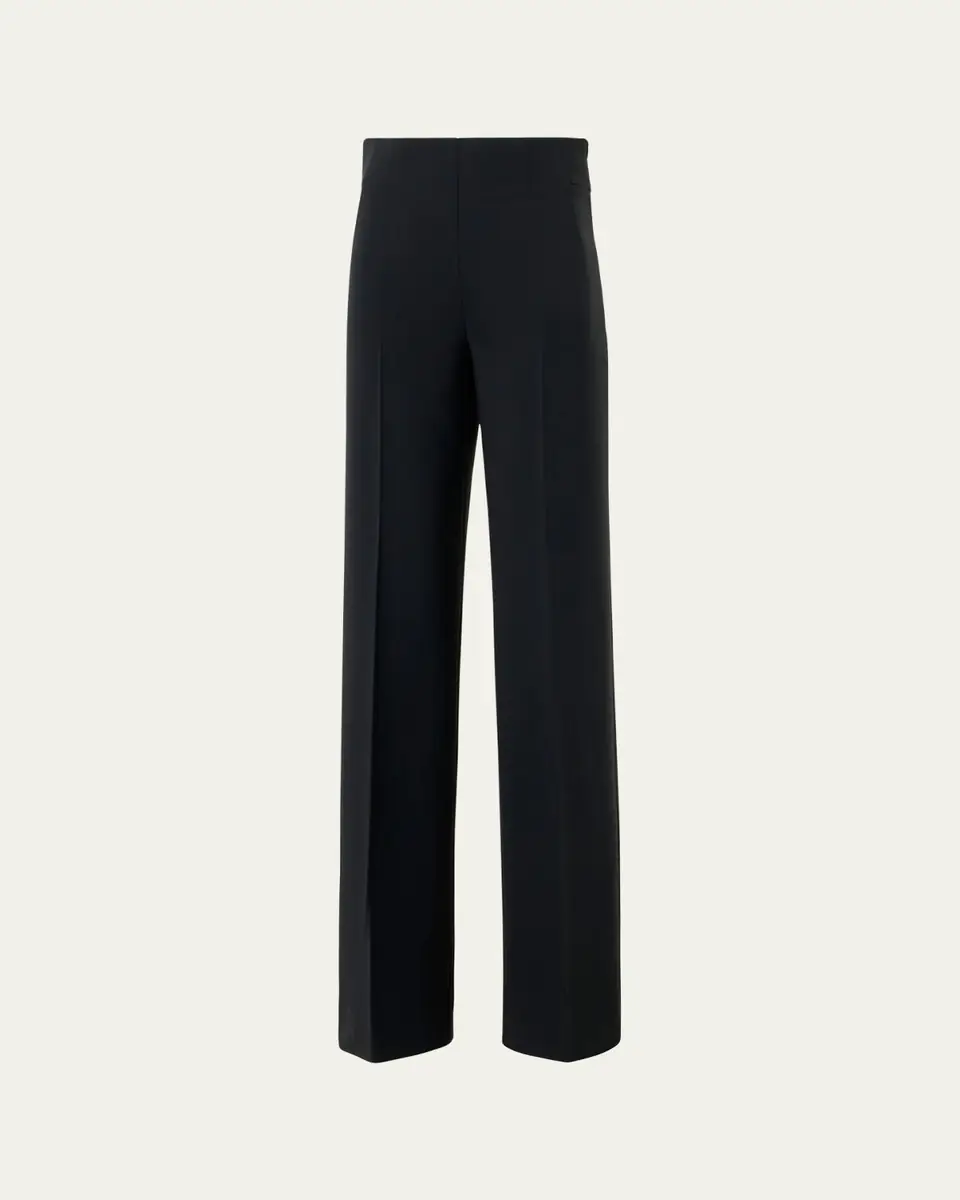 Akris Double-Face Wool Bootcut Trousers | Thumbnail 15