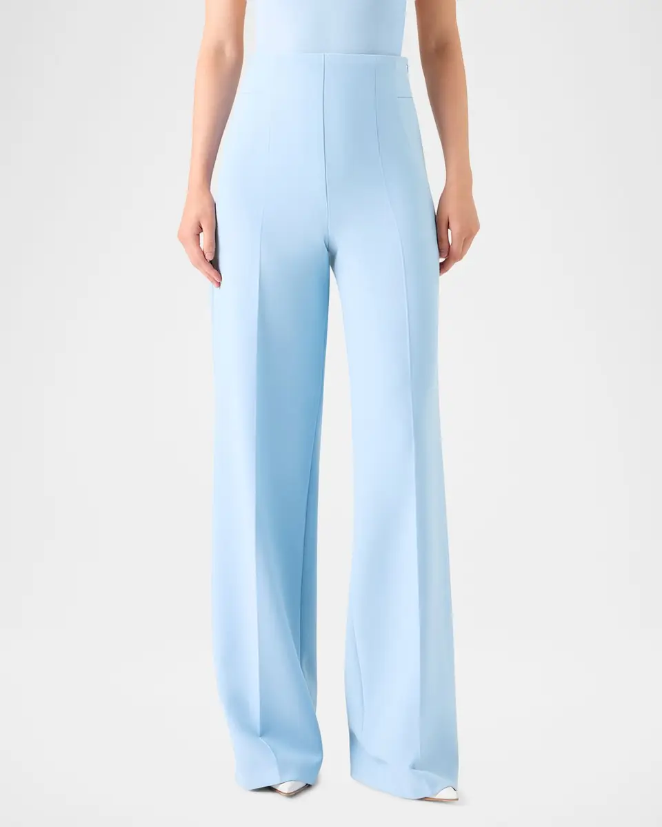 Akris Double-Face Wool Bootcut Trousers | Thumbnail 16