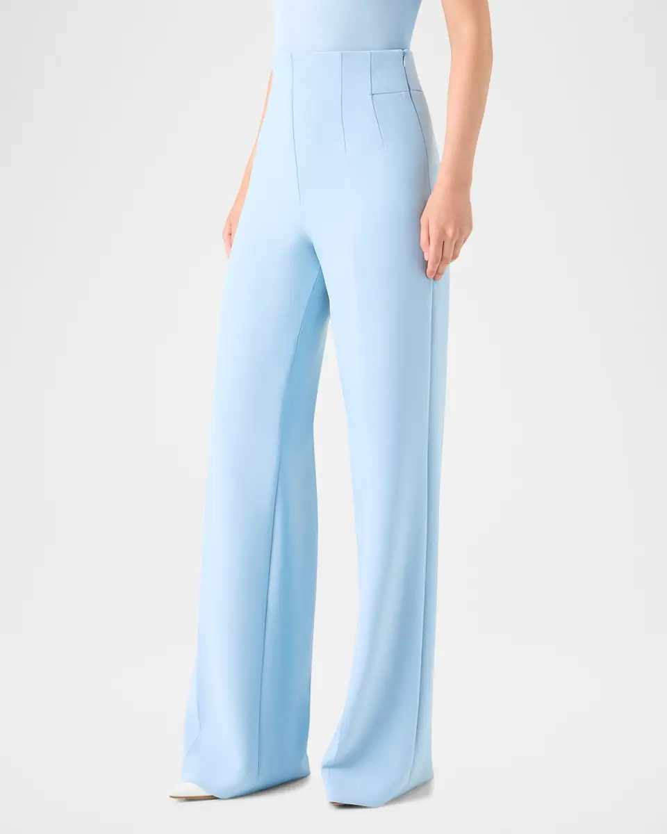 Akris Double-Face Wool Bootcut Trousers | Thumbnail 18