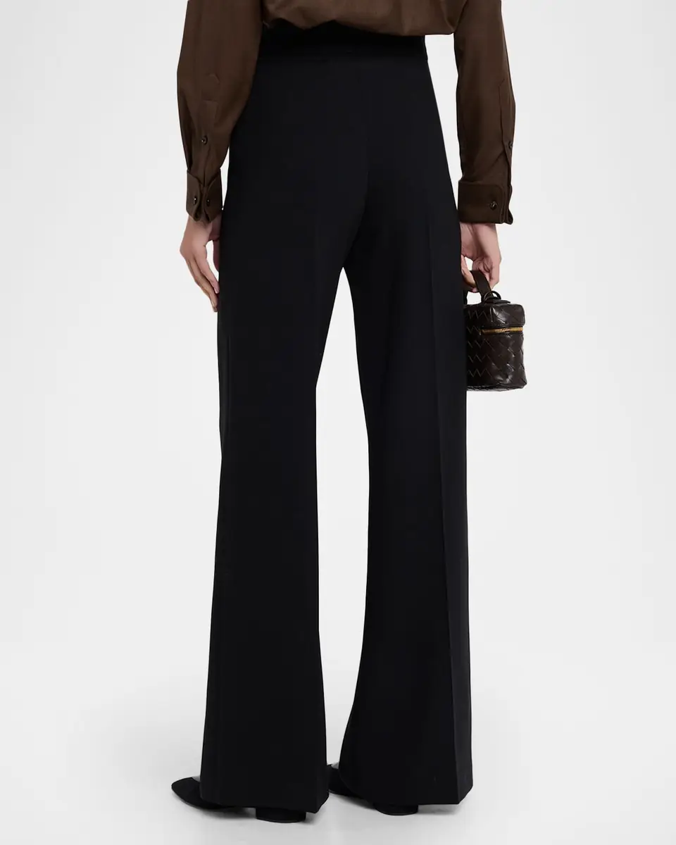 Akris Double-Face Wool Bootcut Trousers | Thumbnail 21