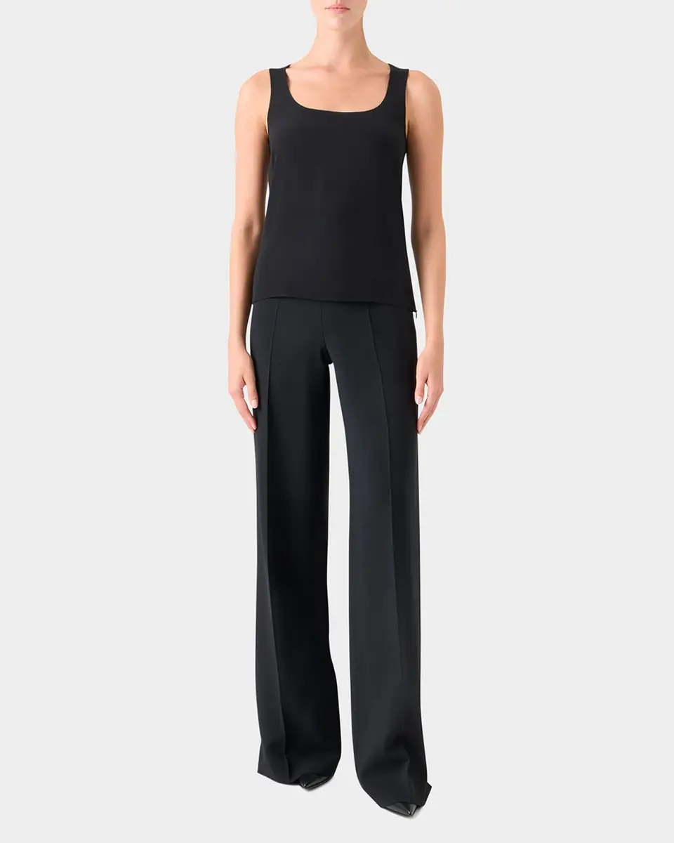 Akris Double-Face Wool Bootcut Trousers | Thumbnail 24
