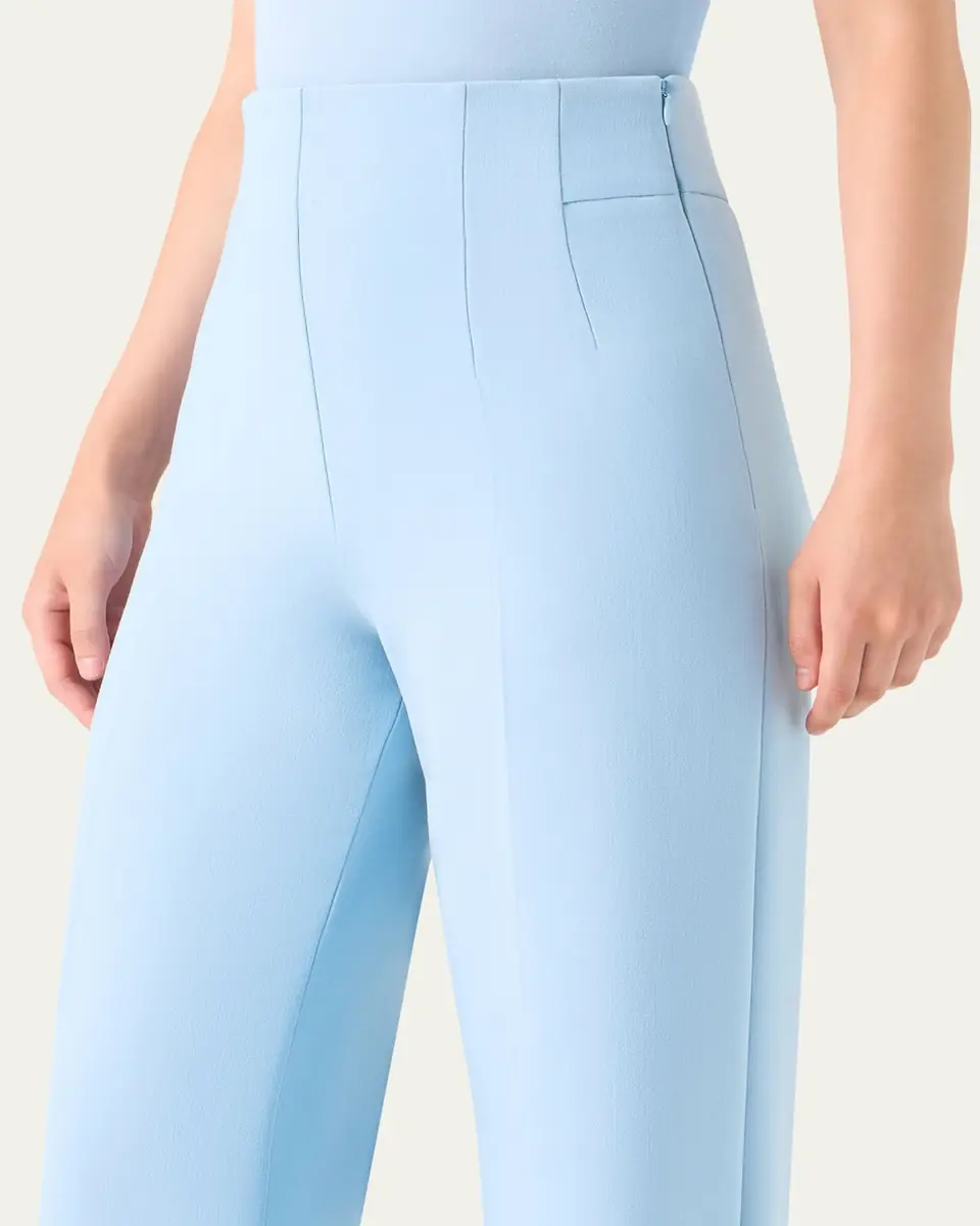 Akris Double-Face Wool Bootcut Trousers | Thumbnail 5