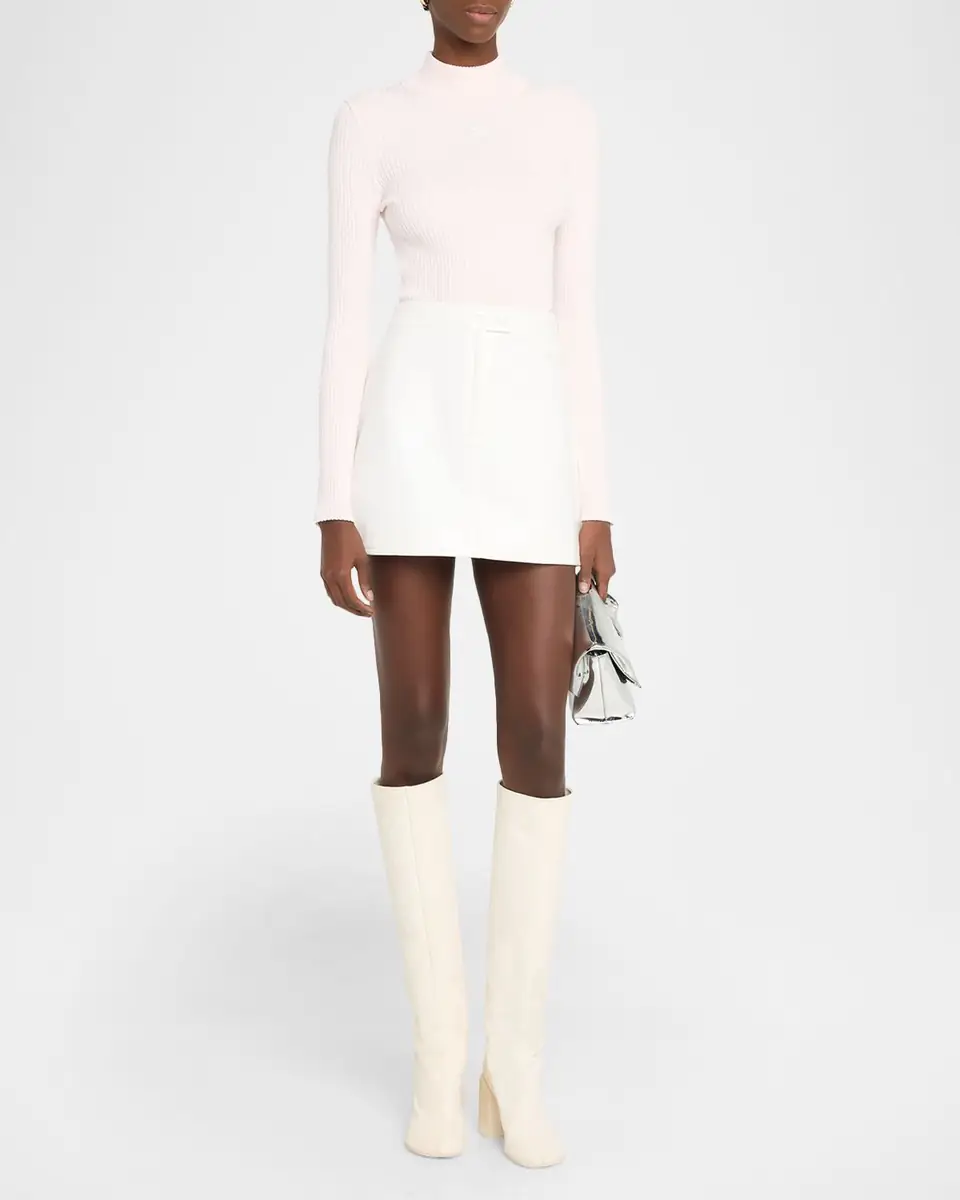 Courrèges Reedition Vinyl Mini Skirt | Thumbnail 104