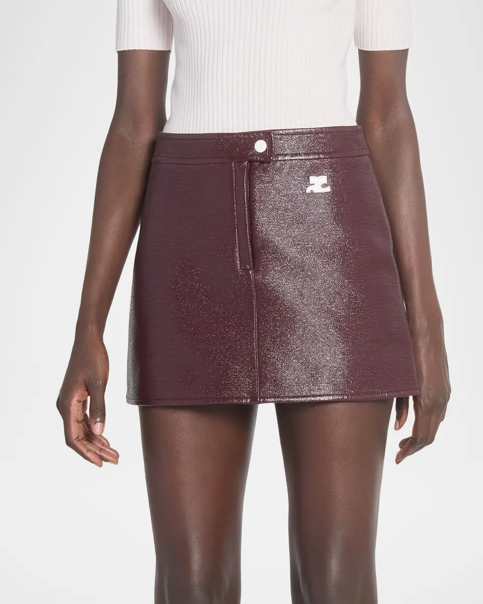 Courrèges Reedition Vinyl Mini Skirt | Thumbnail 116