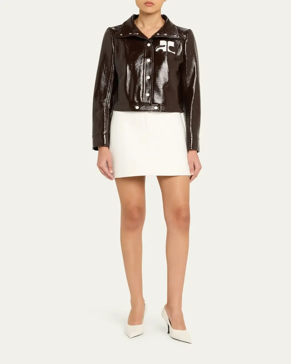 Courrèges Reedition Vinyl Mini Skirt | Thumbnail 31