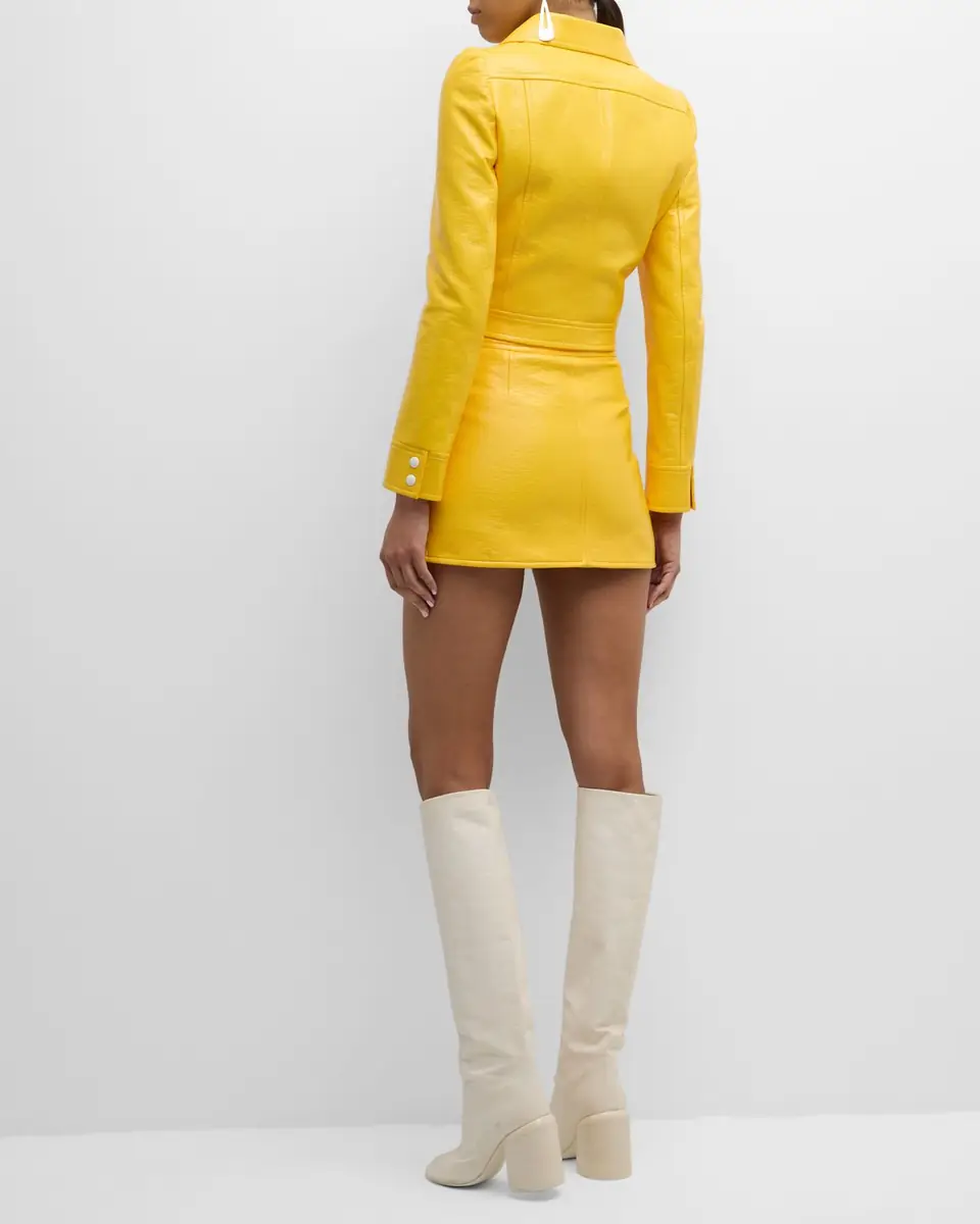 Courrèges Reedition Vinyl Mini Skirt | Thumbnail 66