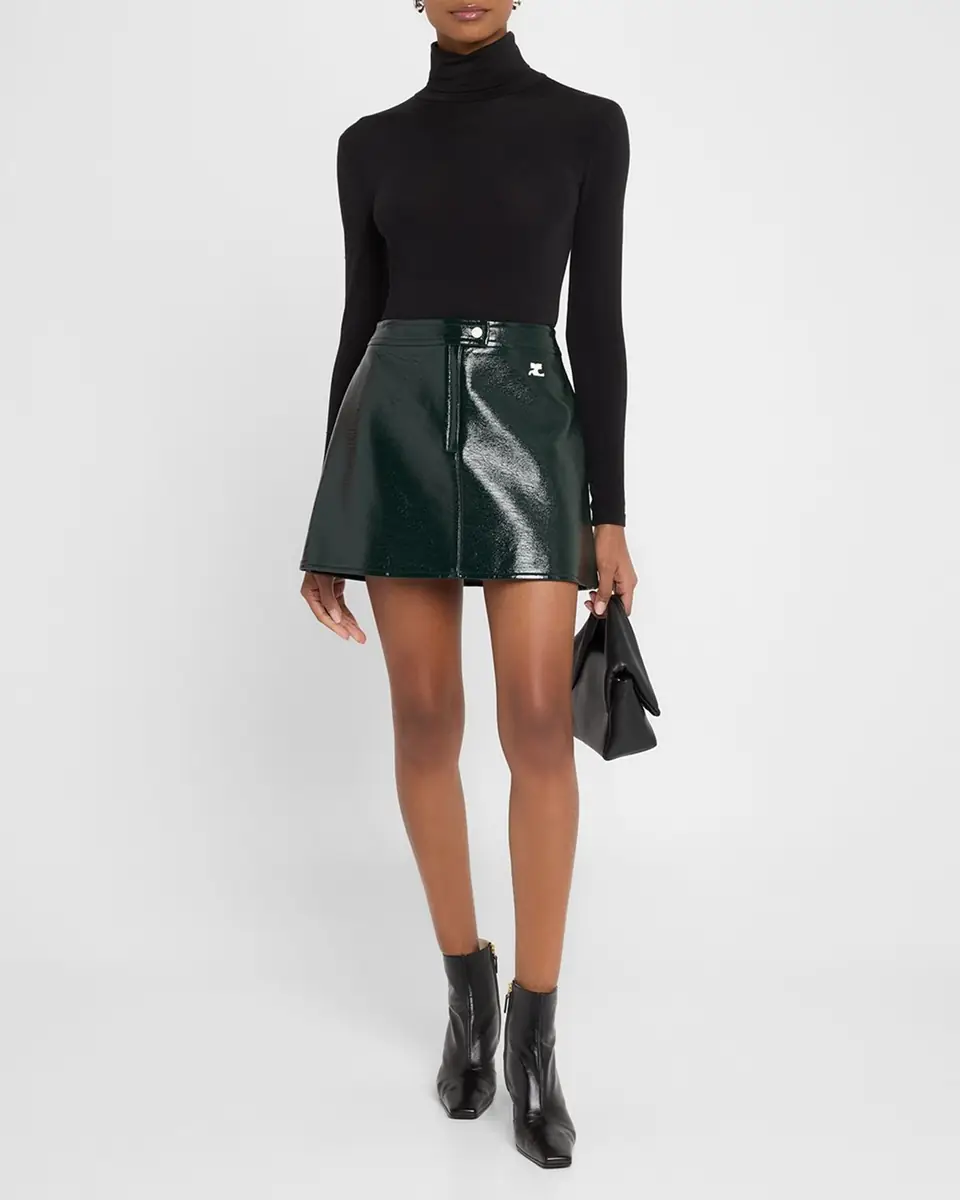 Courrèges Reedition Vinyl Mini Skirt | Thumbnail 82