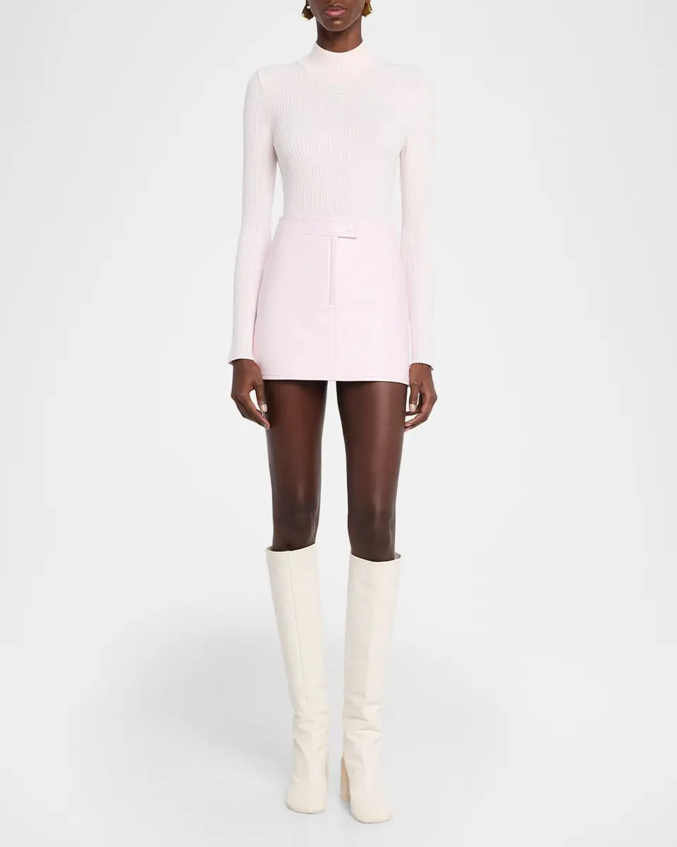 Courrèges Reedition Vinyl Mini Skirt | Thumbnail 98