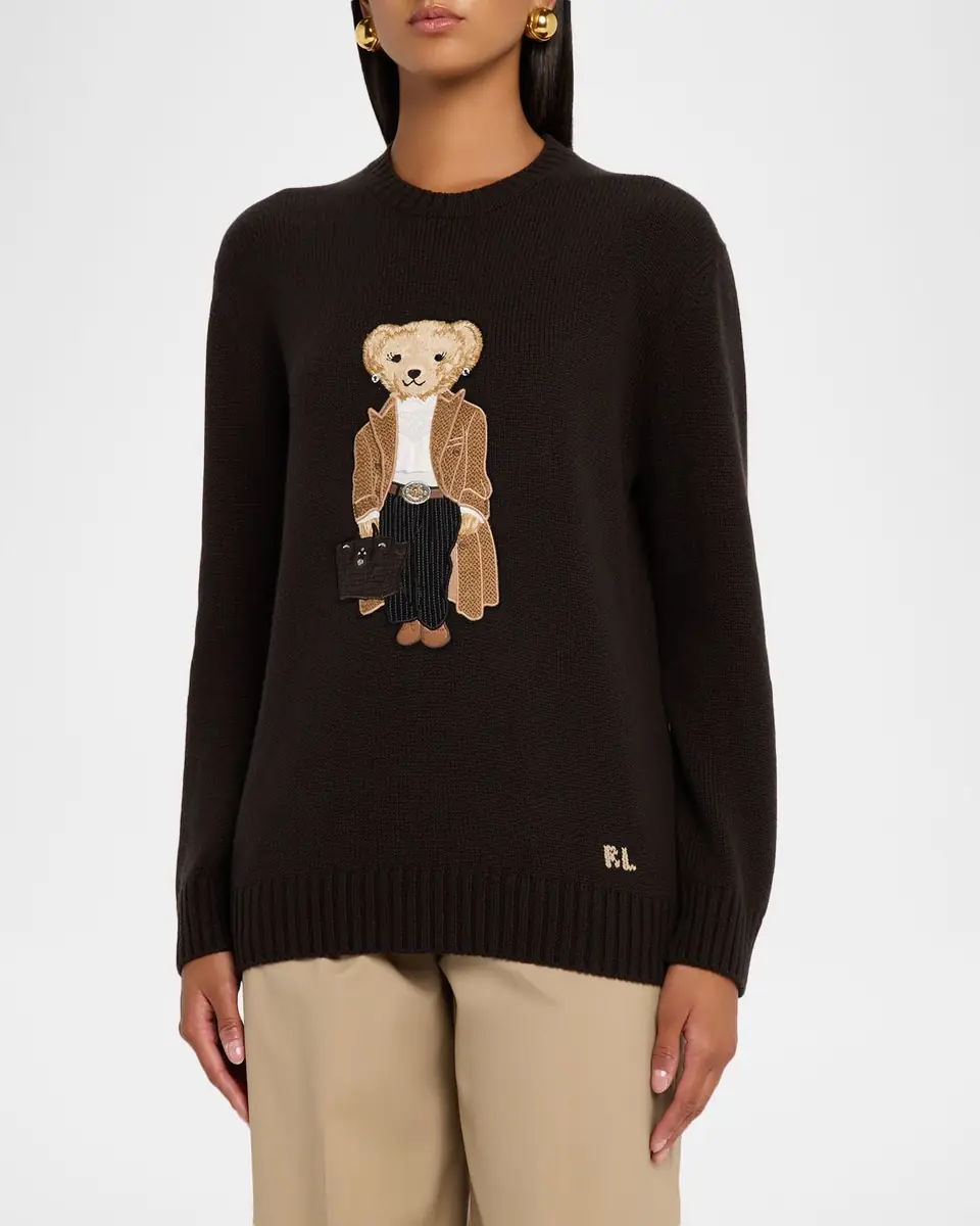 Ralph Lauren Collection Fall Polo Bear Cashmere Sweater | Thumbnail 3 Ralph Lauren Collection Fall Polo Bear Cashmere Sweater | Thumbnail 3