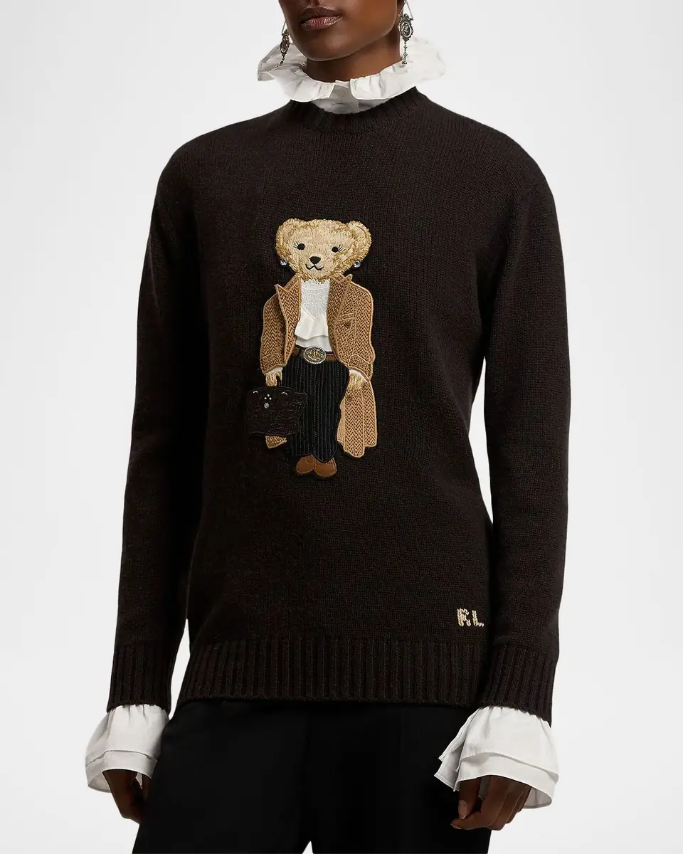 Ralph Lauren Collection Fall Polo Bear Cashmere Sweater | Thumbnail 5 Ralph Lauren Collection Fall Polo Bear Cashmere Sweater | Thumbnail 5
