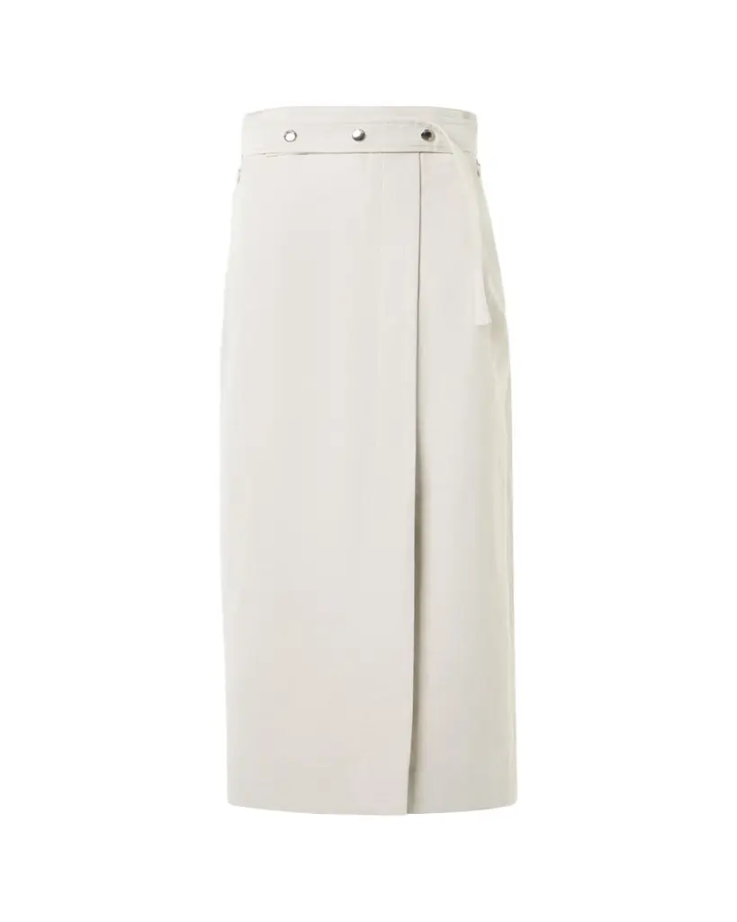 Cotton-Linen Wrap Skirt Cotton-Linen Wrap Skirt