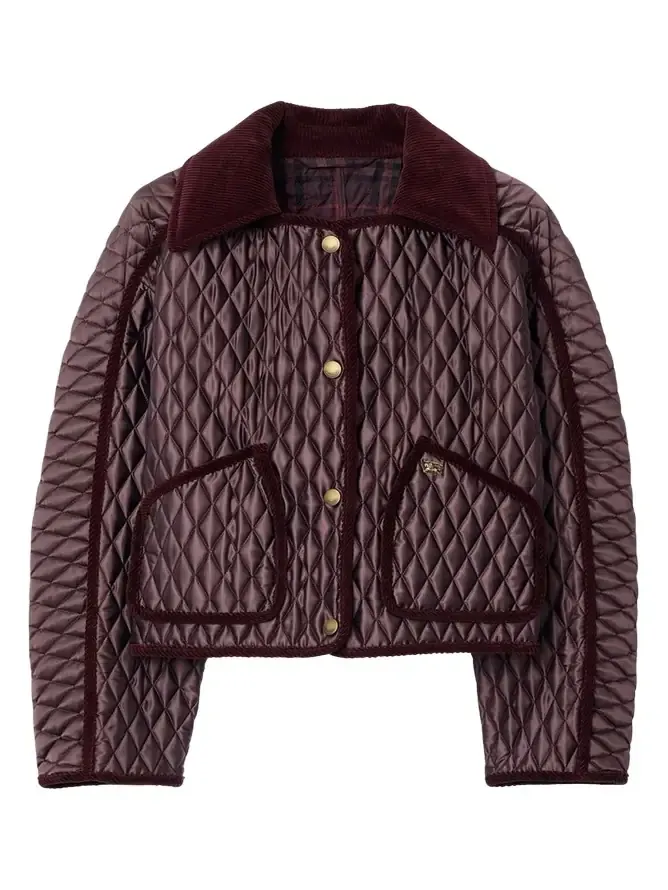 Floriston Corduroy-Trim Quilted Barn Jacket Floriston Corduroy-Trim Quilted Barn Jacket
