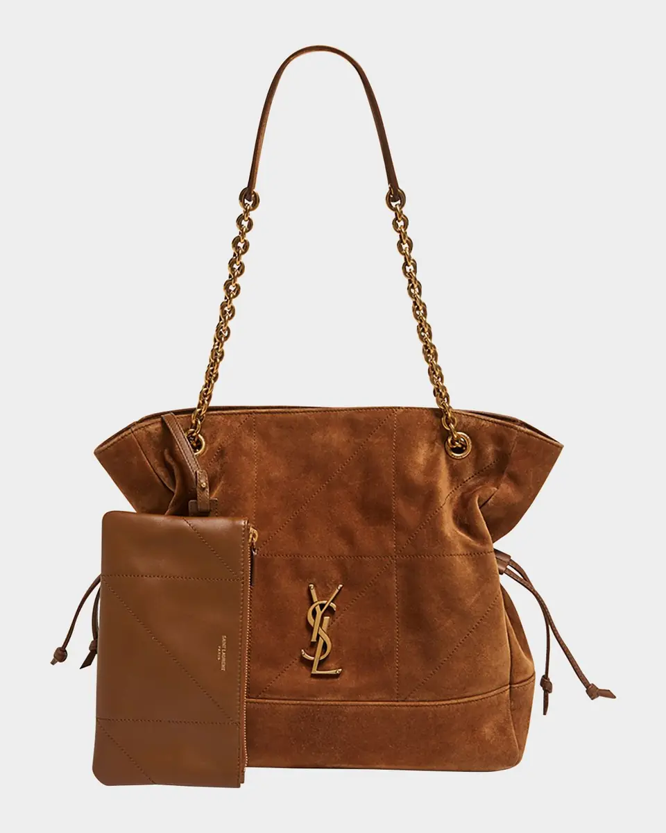Saint Laurent Jamie 4.3 Medium YSL Tote Bag in Suede | Thumbnail 20 Saint Laurent Jamie 4.3 Medium YSL Tote Bag in Suede | Thumbnail 20