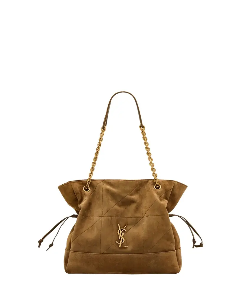 Saint Laurent Jamie 4.3 Medium YSL Tote Bag in Suede | Image 1 Saint Laurent Jamie 4.3 Medium YSL Tote Bag in Suede | Image 1
