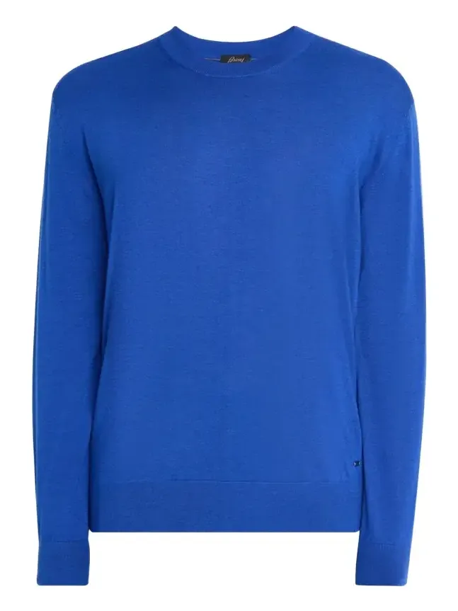 Men's Cashmere-Silk Crewneck Sweater Men's Cashmere-Silk Crewneck Sweater