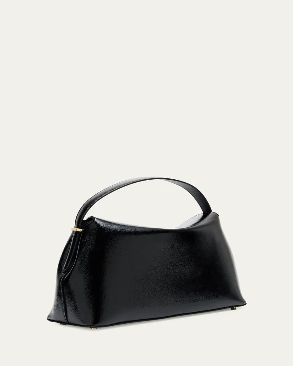 Toteme T-Lock Naplack Leather Top-Handle Bag | Thumbnail 3 Toteme T-Lock Naplack Leather Top-Handle Bag | Thumbnail 3
