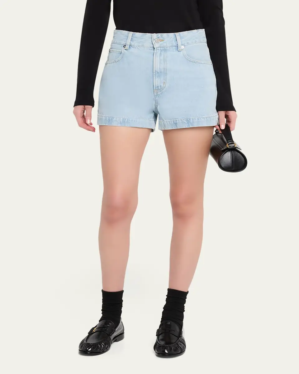 FRAME The Charm Denim Shorts | Thumbnail 8 FRAME The Charm Denim Shorts | Thumbnail 8