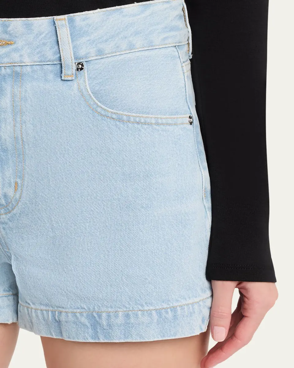 FRAME The Charm Denim Shorts | Thumbnail 9 FRAME The Charm Denim Shorts | Thumbnail 9
