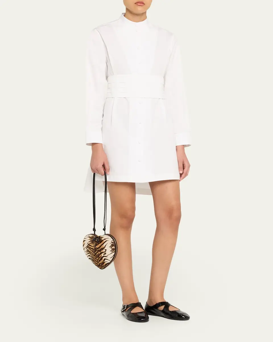 Alaïa Le Coeur Tiger-Print Calf Hair Crossbody Bag | Thumbnail 5 Alaïa Le Coeur Tiger-Print Calf Hair Crossbody Bag | Thumbnail 5
