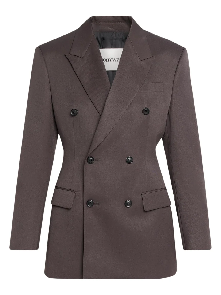 Double-Breasted Wool Blazer