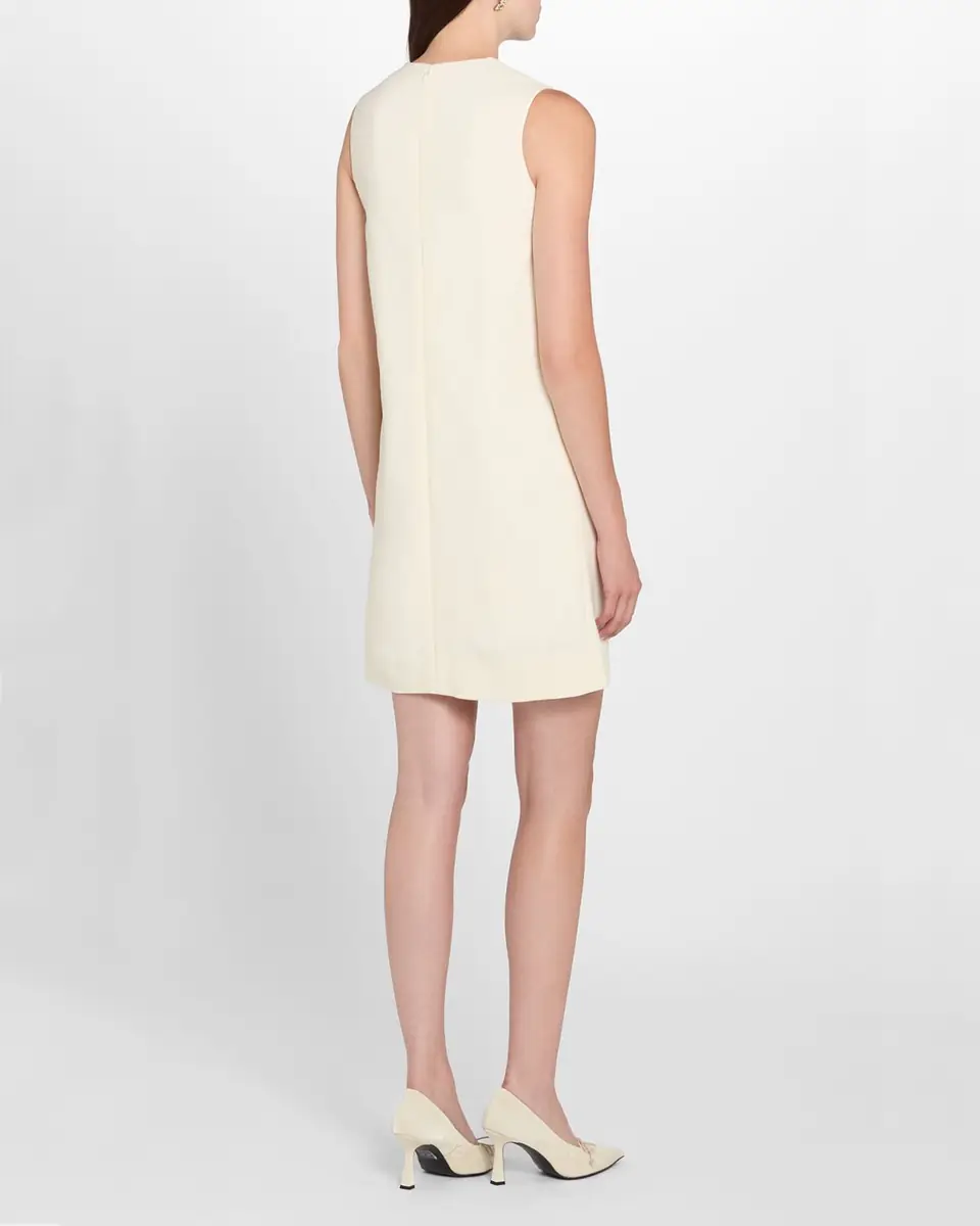 Oscar de la Renta Alliums-Print Sleeveless Mini Shift Dress | Thumbnail 7 Oscar de la Renta Alliums-Print Sleeveless Mini Shift Dress | Thumbnail 7