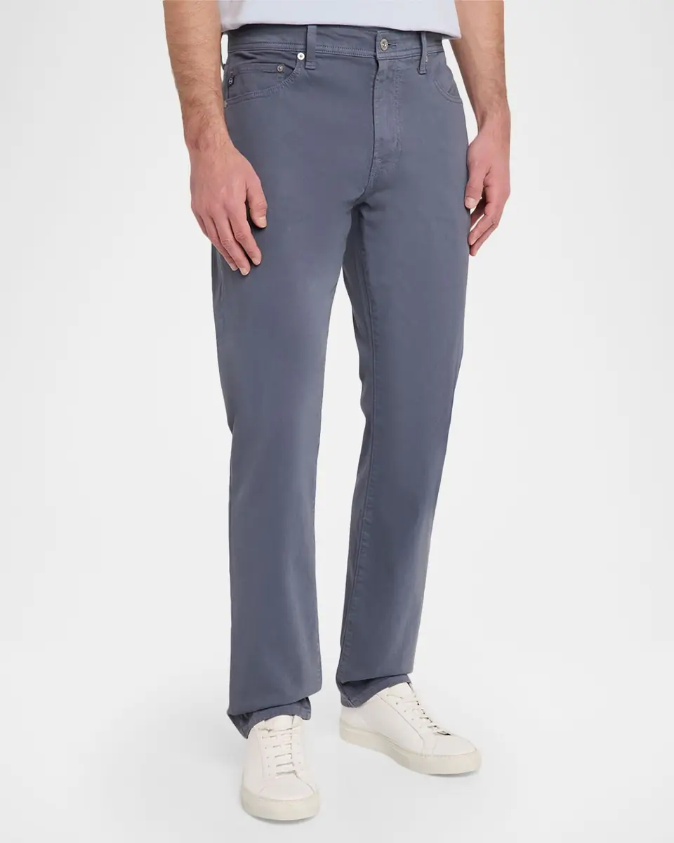 AG Jeans Everett Slim-Straight Twill Pants | Thumbnail 3